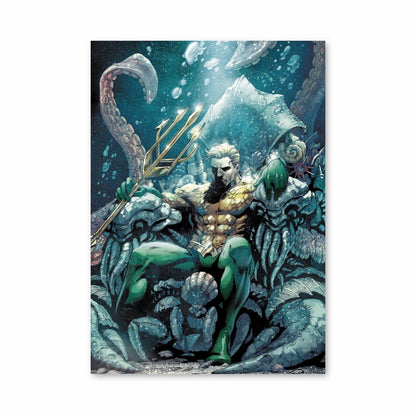 Aquaman Throne Poster