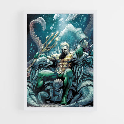 Aquaman Throne Poster