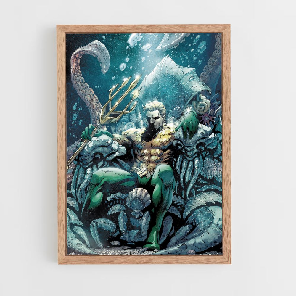 Aquaman Throne Poster