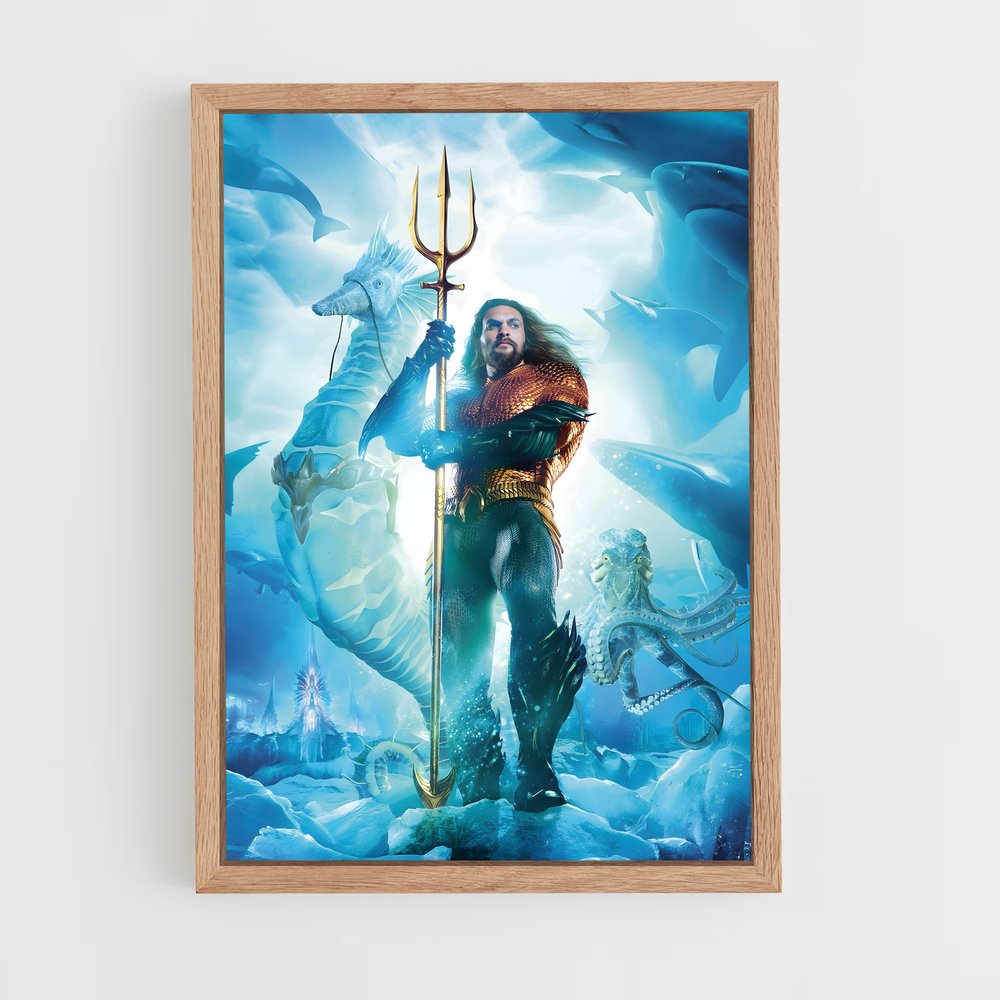aquaman-7 cadre Bois clair