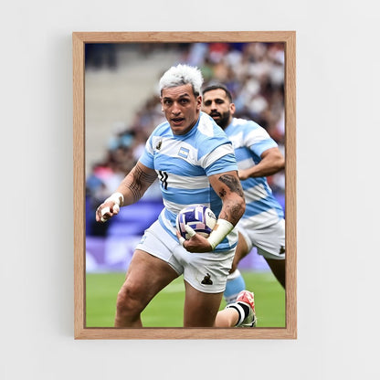 argentina-rugby-2 cadre Bois clair