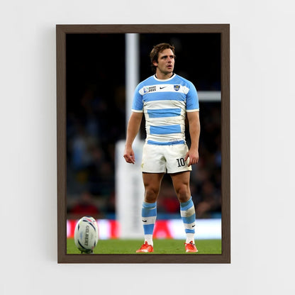 argentina-rugby-3 cadre Bois foncé