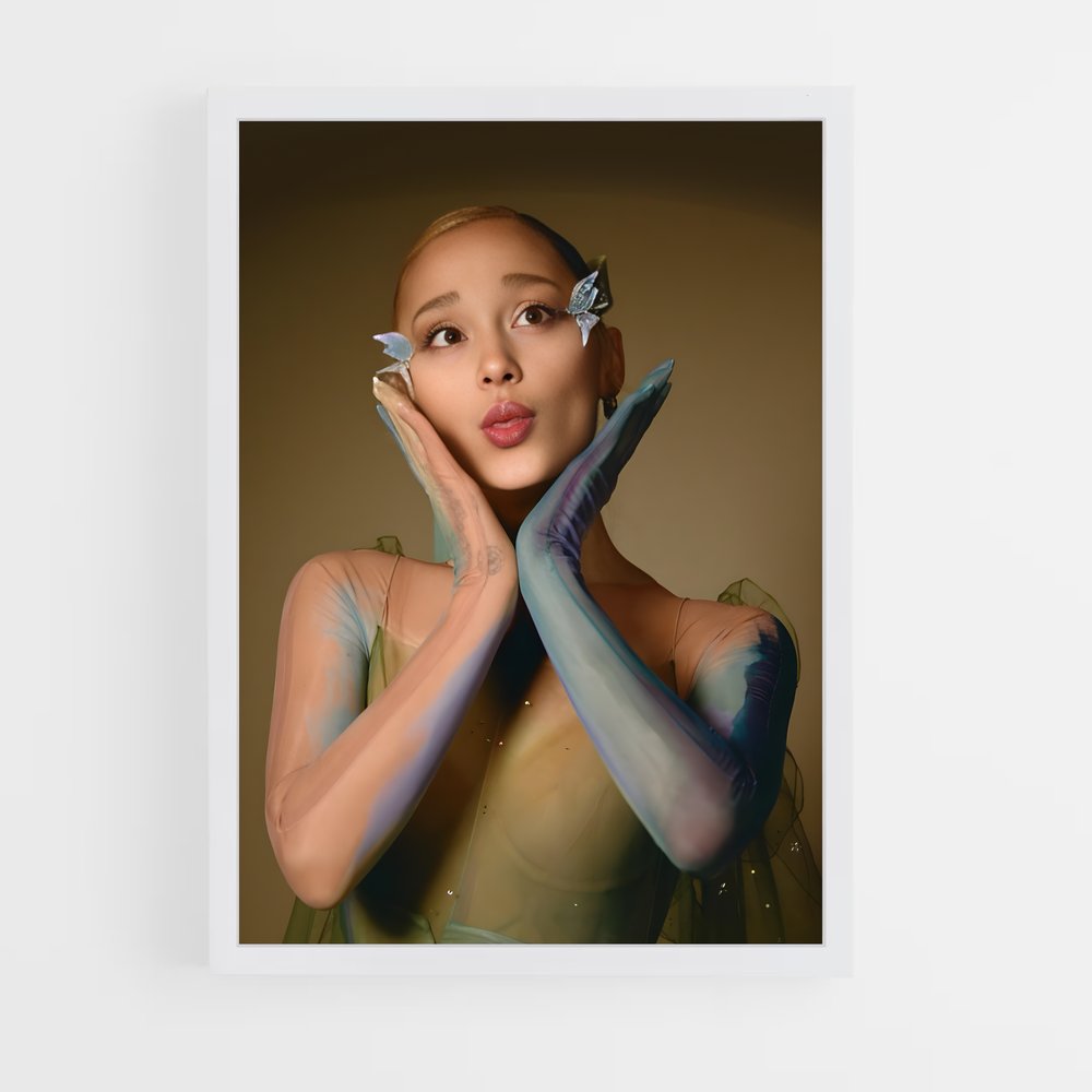 ariana-grande-5 cadre Blanc