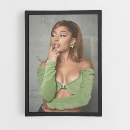 Ariana Grande Green Poster