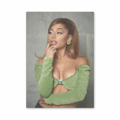 Ariana Grande Green Poster