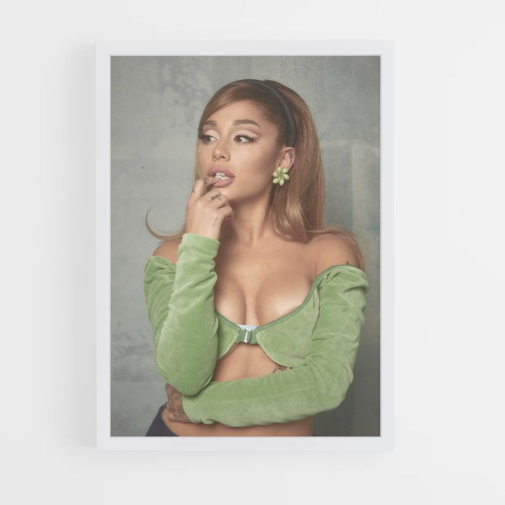 Ariana Grande Green Poster