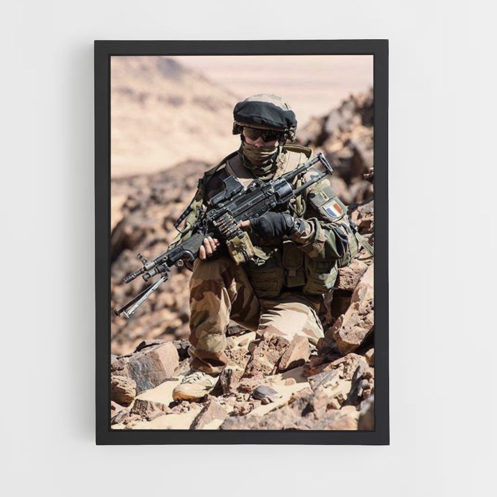 Desert Military Poster