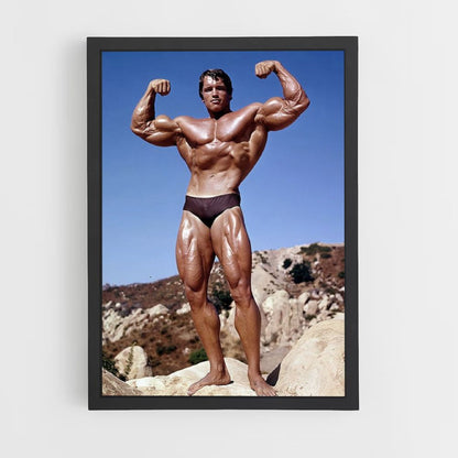 Poster Arnold double biceps