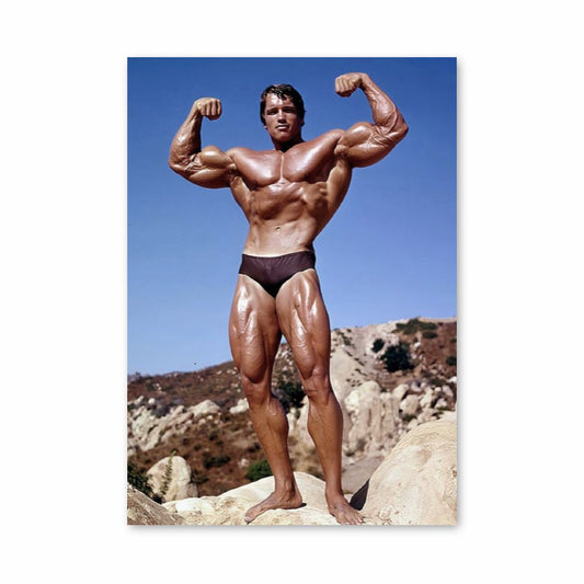 Poster Arnold double biceps