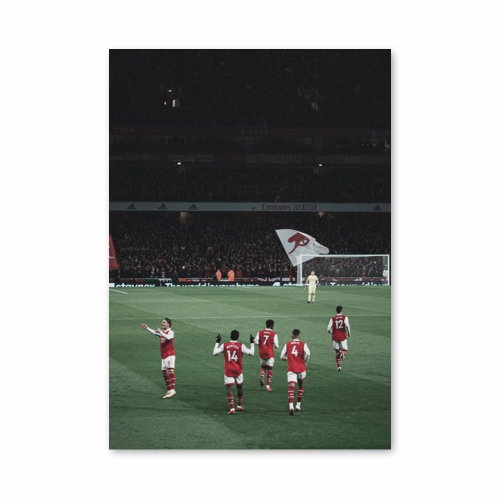 Arsenal Match Poster