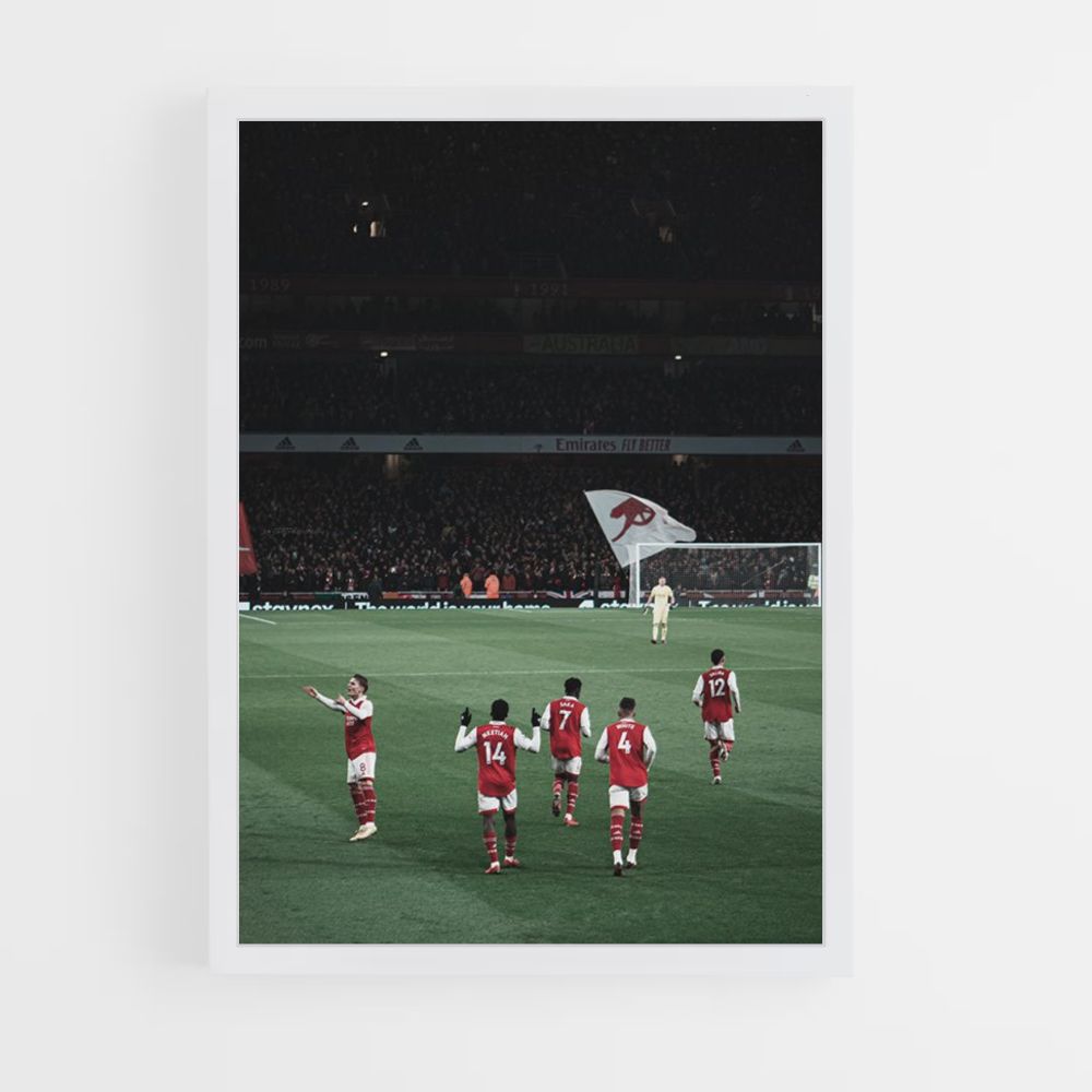 Arsenal Match Poster