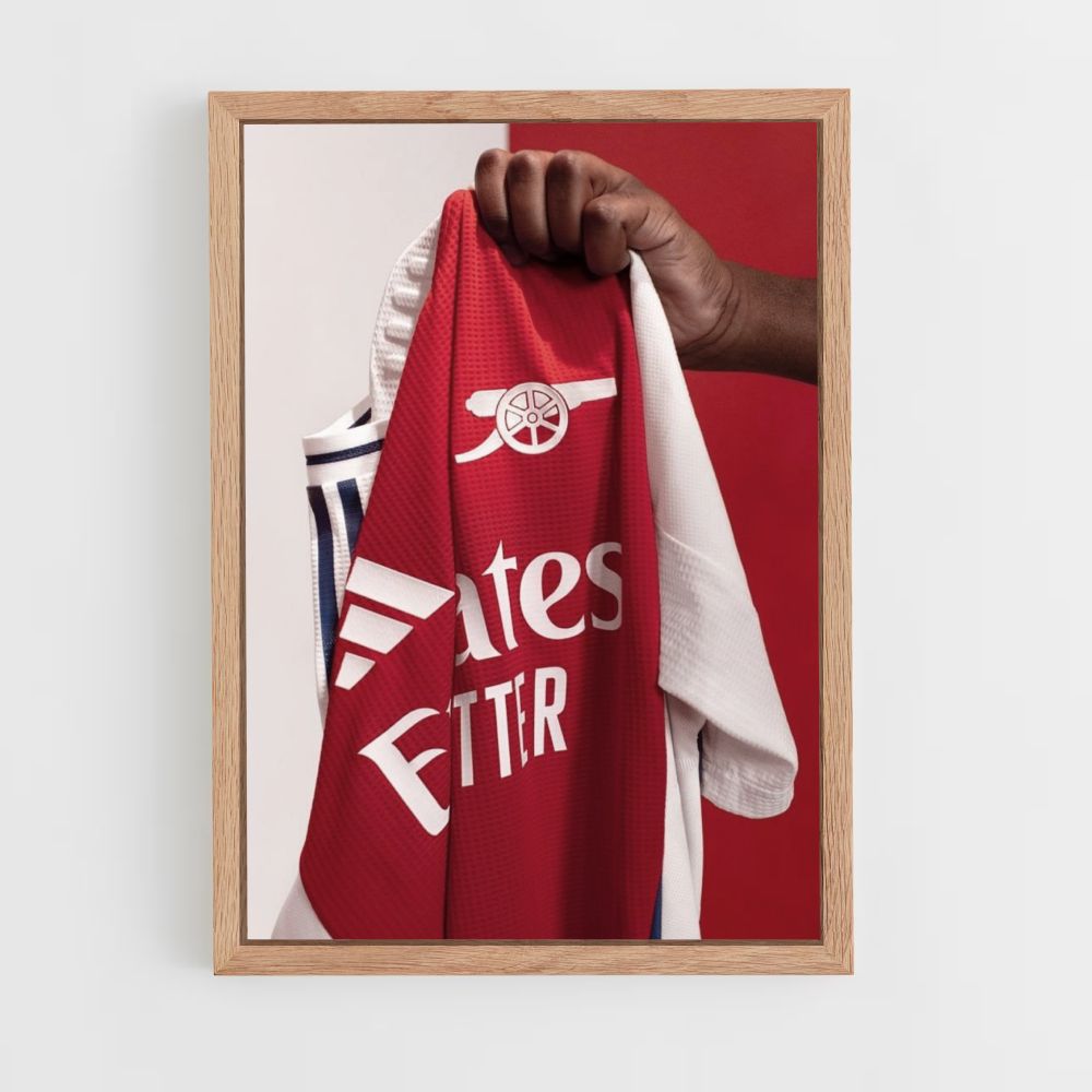 Arsenal Jersey Poster