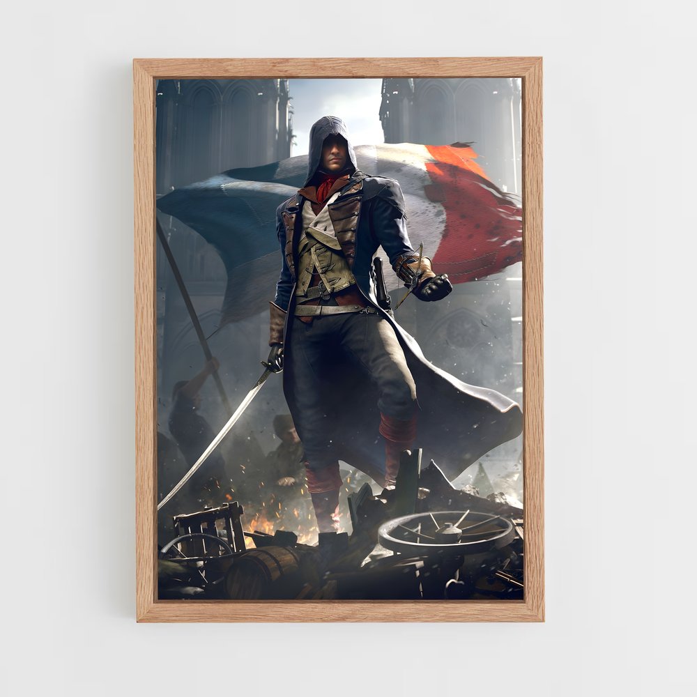 assassins-creed-11 cadre Bois clair
