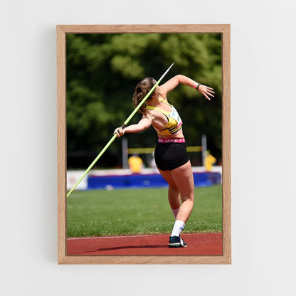 athletism-1 cadre Bois clair