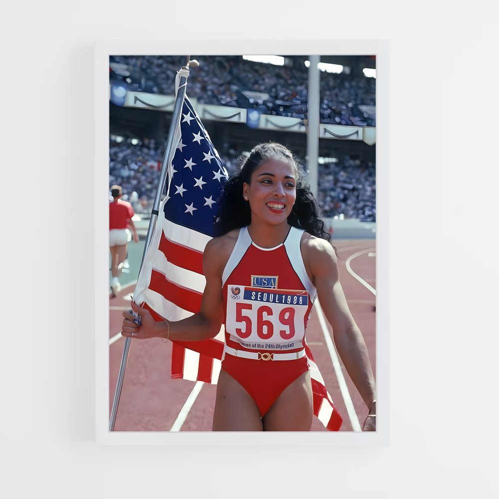 athletism-6 cadre Blanc