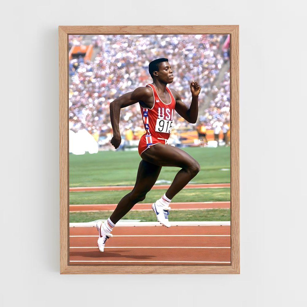 athletism-9 cadre Bois clair