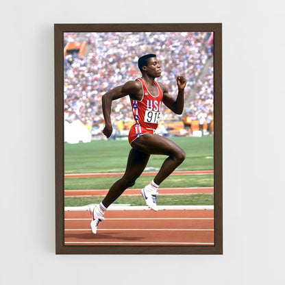 athletism-9 cadre Bois foncé