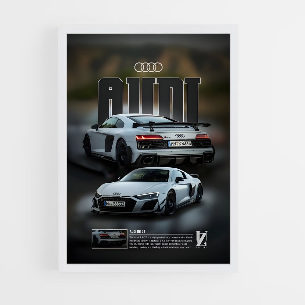 audi-14 cadre Blanc