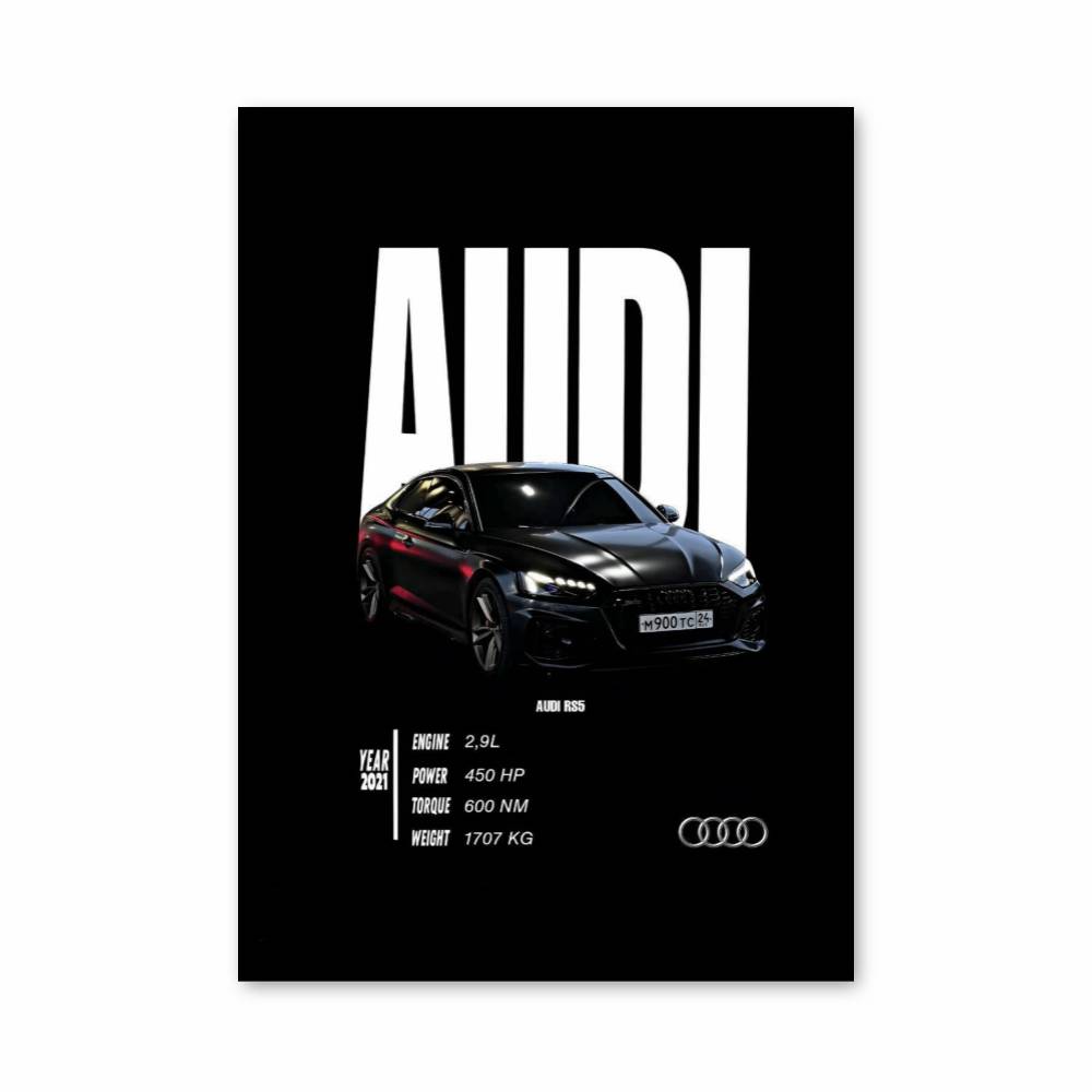 Poster Audi RS5 | Aesthetic Posters