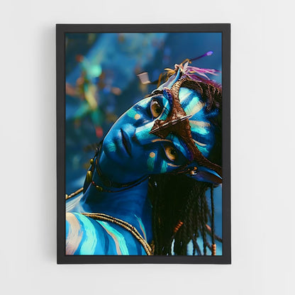 avatar-7 cadre Noir
