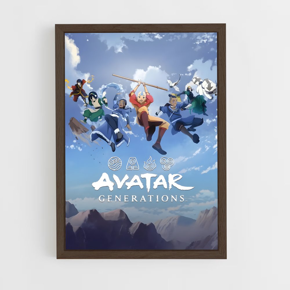 avatar-air-10 cadre Bois foncé
