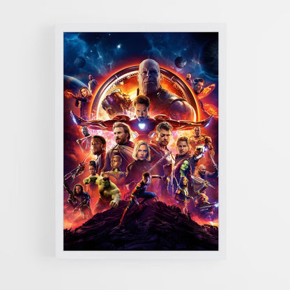 avengers-10 cadre Blanc
