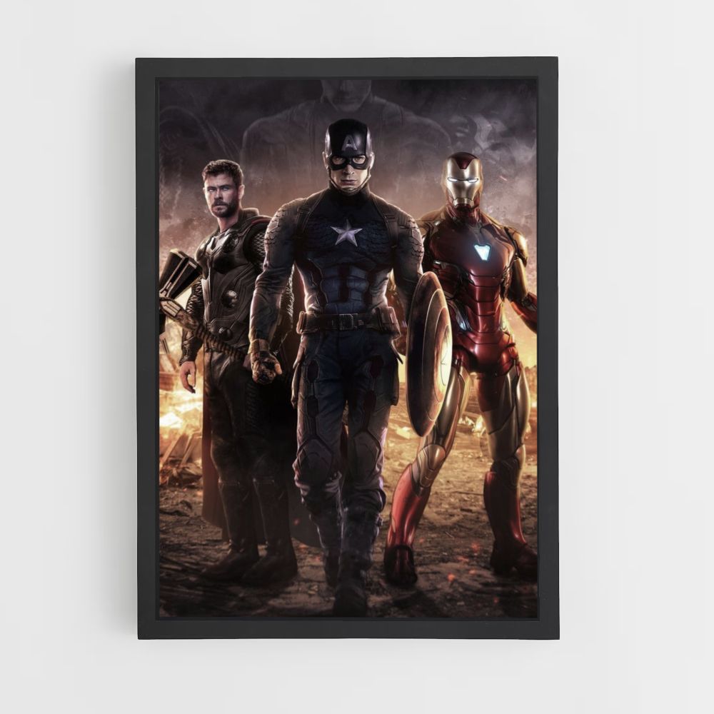 Poster Thor Captain America Iron man