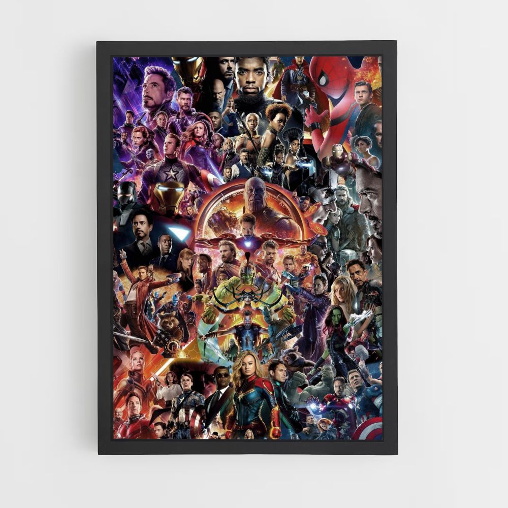 Poster Avengers Characters