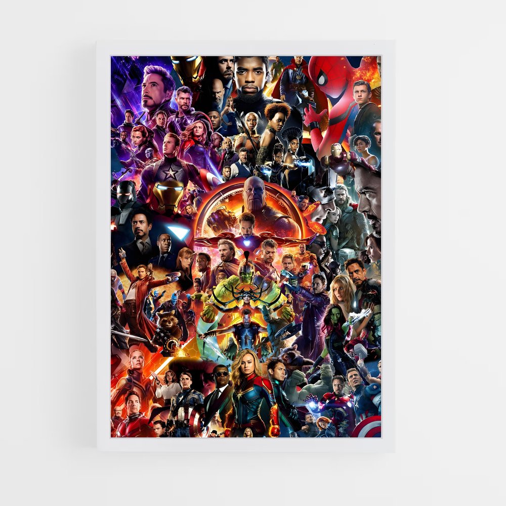avengers-5 cadre Blanc