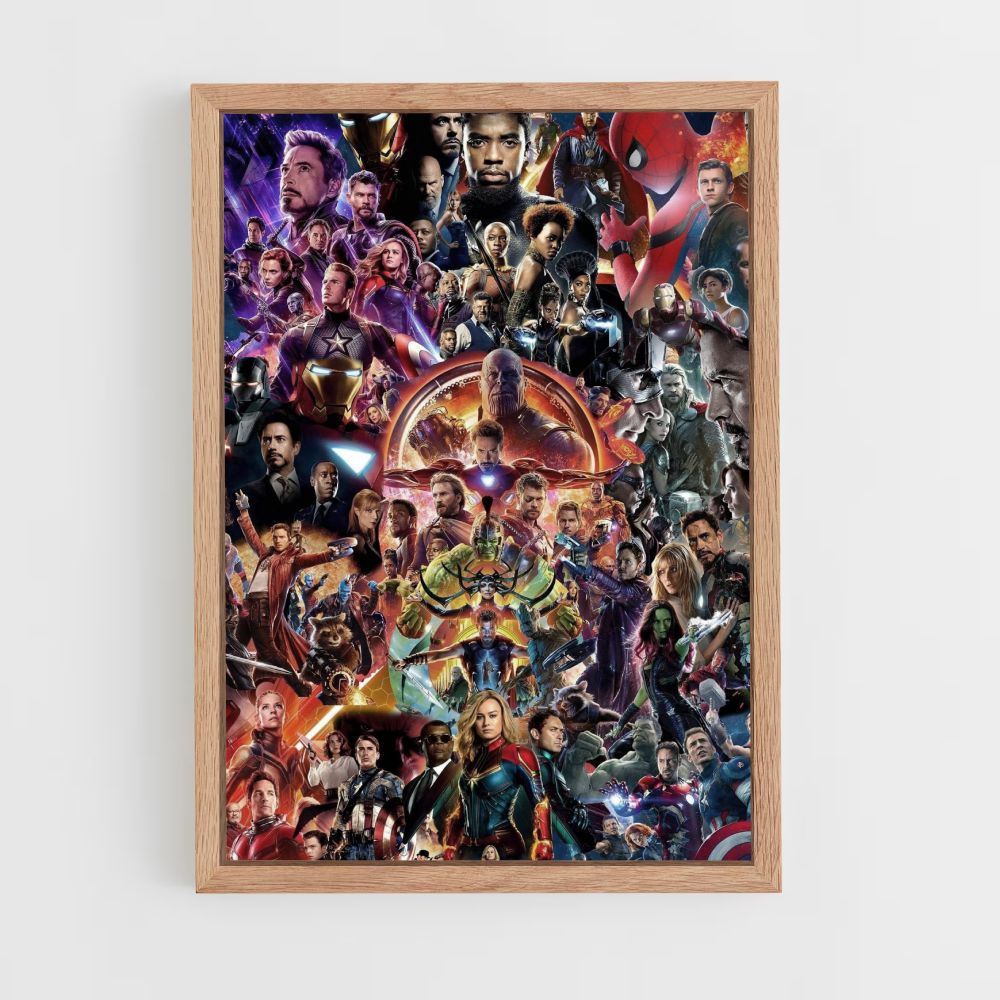 Poster Avengers Characters