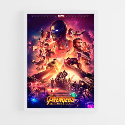 avengers-8 cadre Blanc