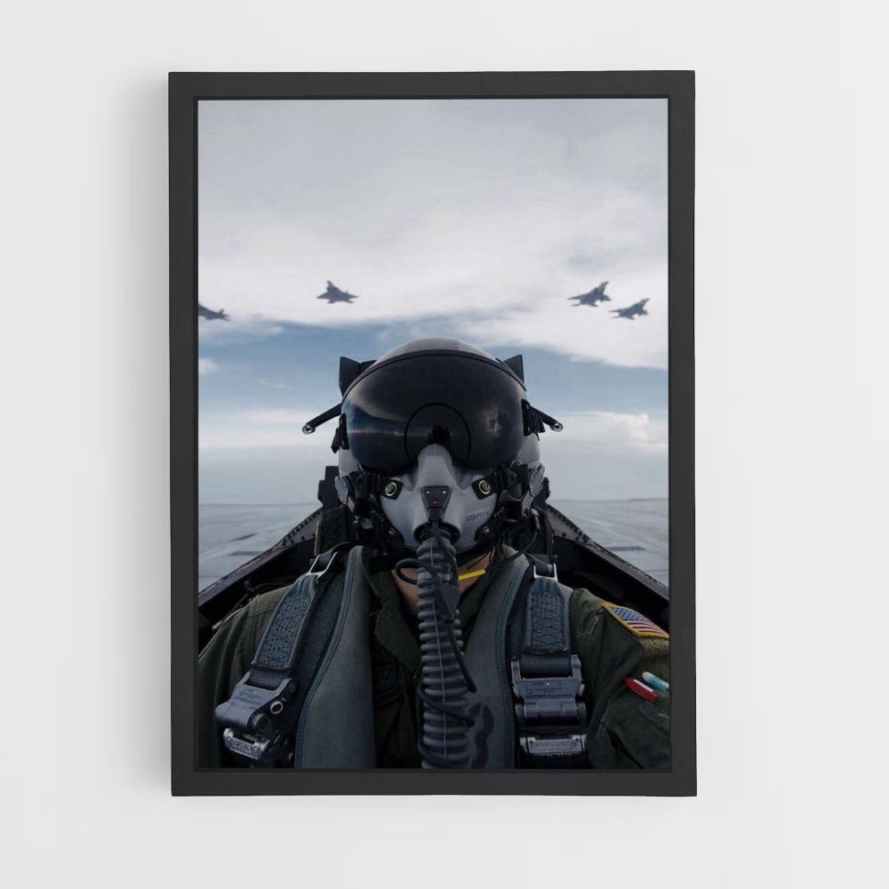 Poster Pilot in the sky