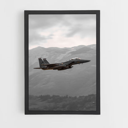 Fighter Plane Nature Poster