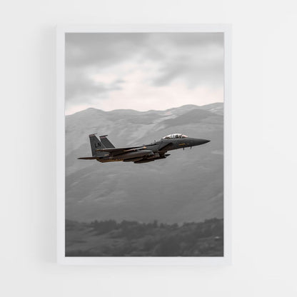 Fighter Plane Nature Poster