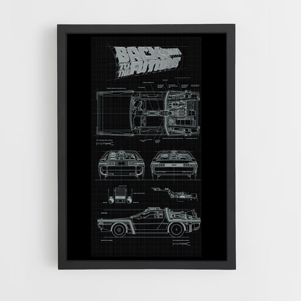 back-to-the-future-10 cadre Noir