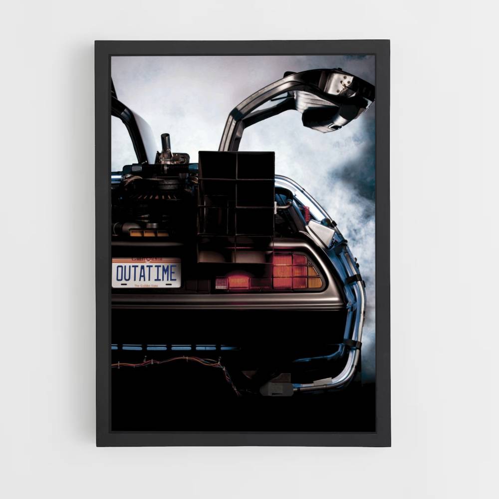 Dolorean butterfly doors Poster