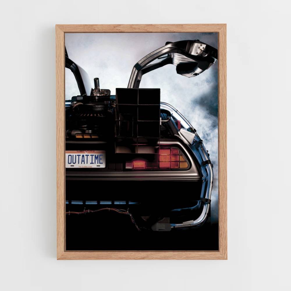 Dolorean butterfly doors Poster