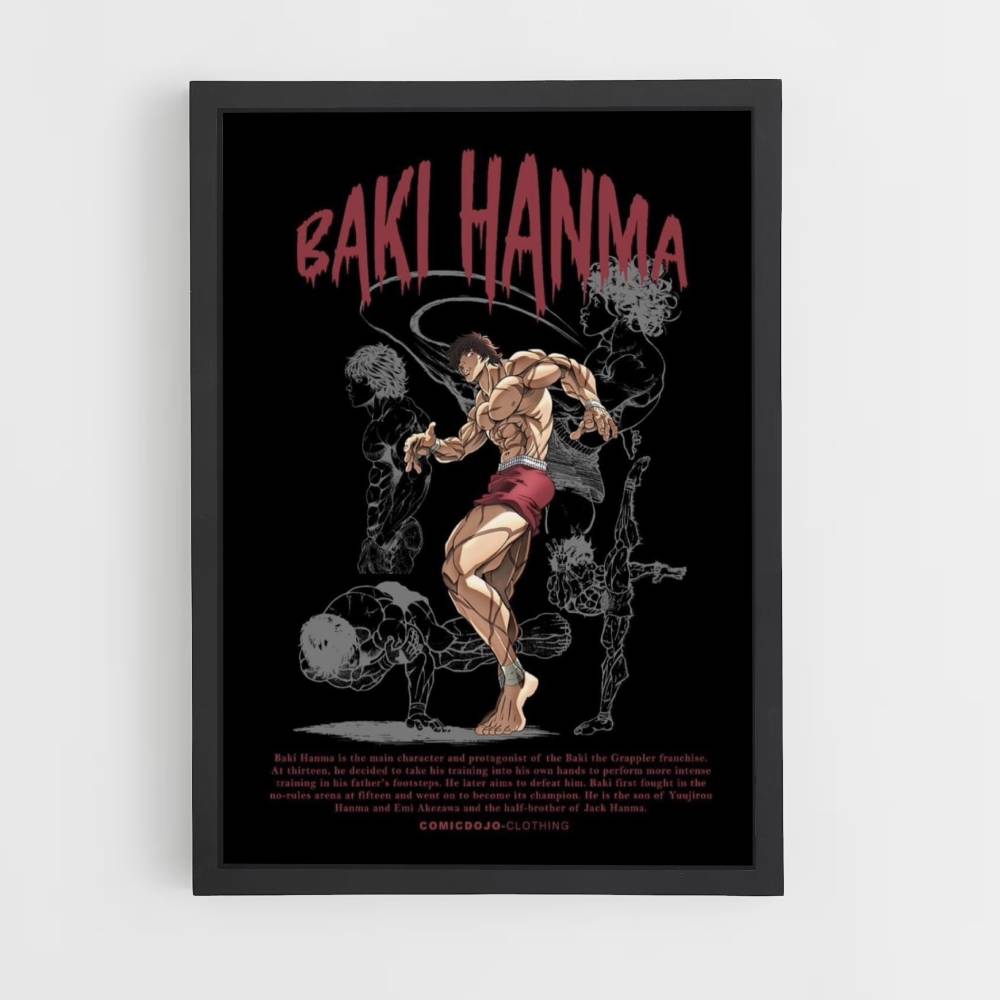 Baki Martial Art Poster