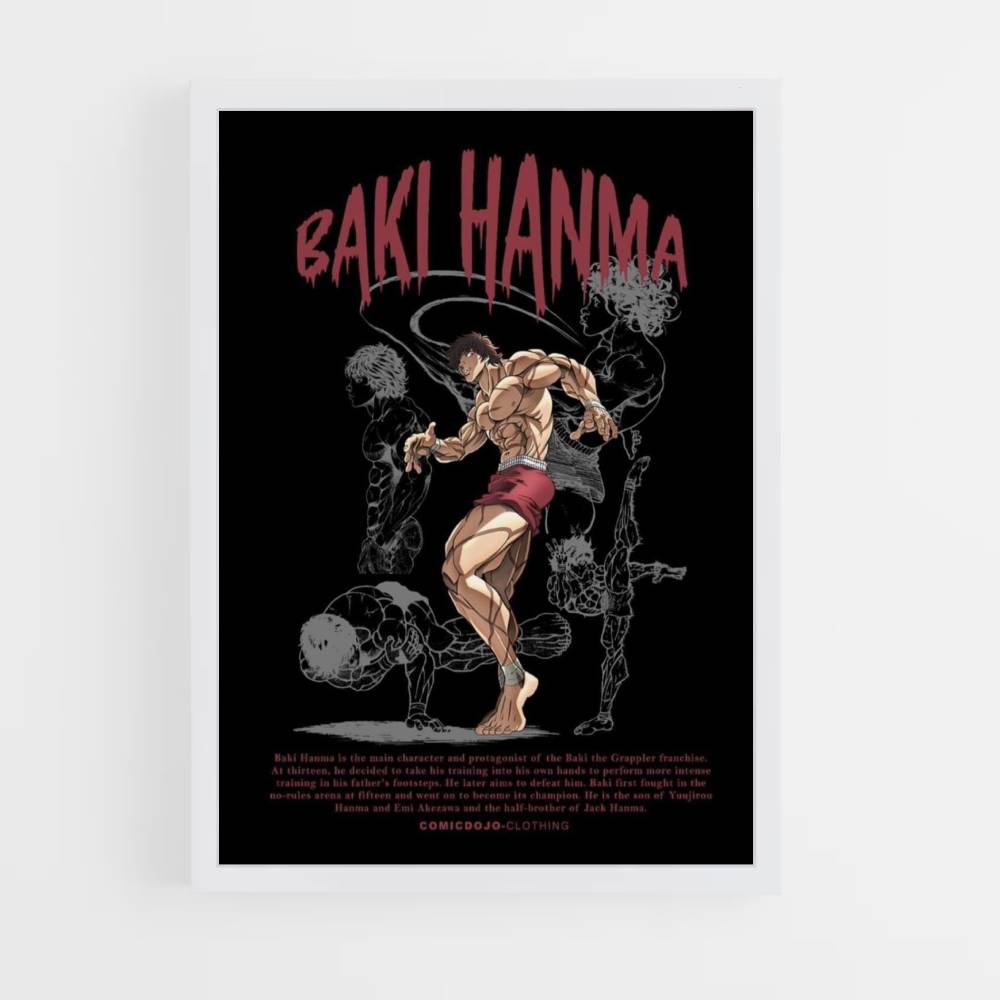 Baki Martial Art Poster