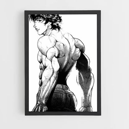 Baki Muscle Poster