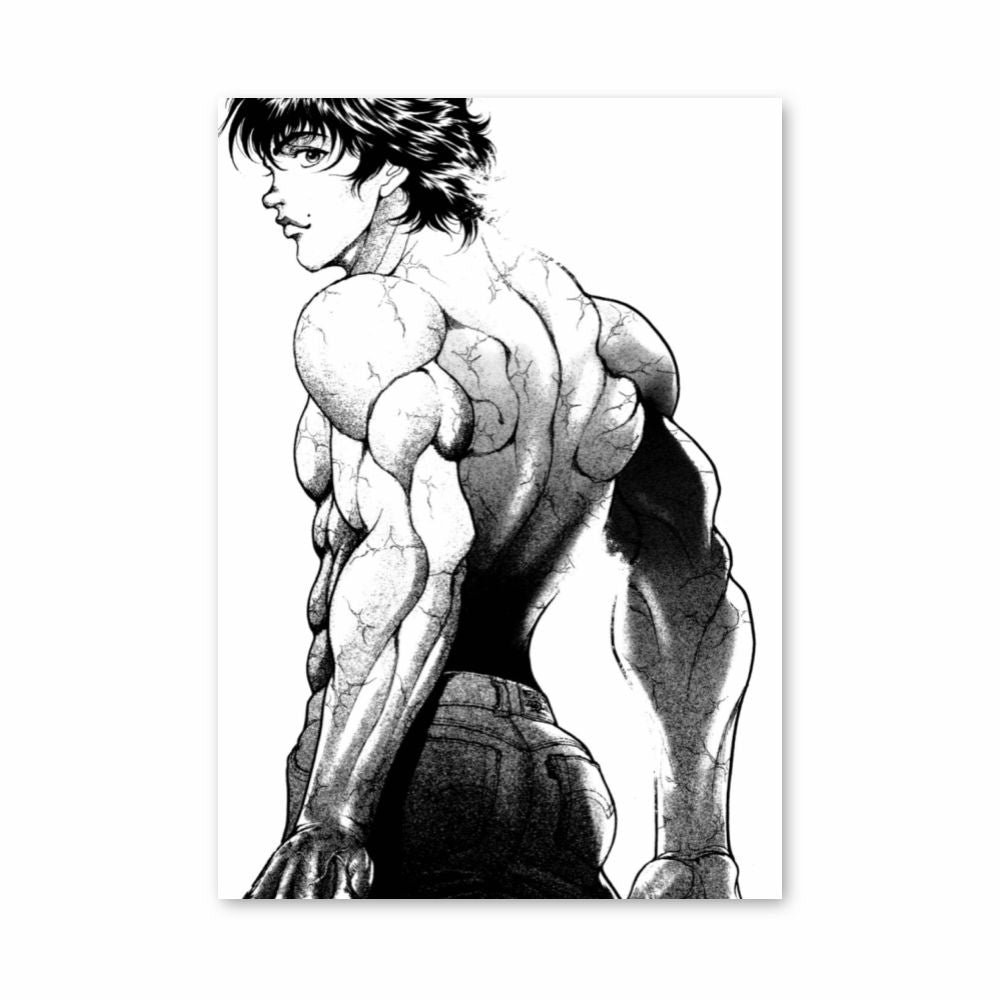 Baki Muscle Poster