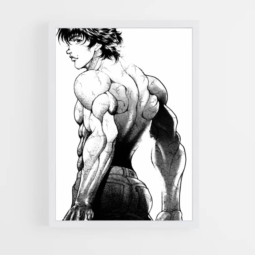 Baki Muscle Poster