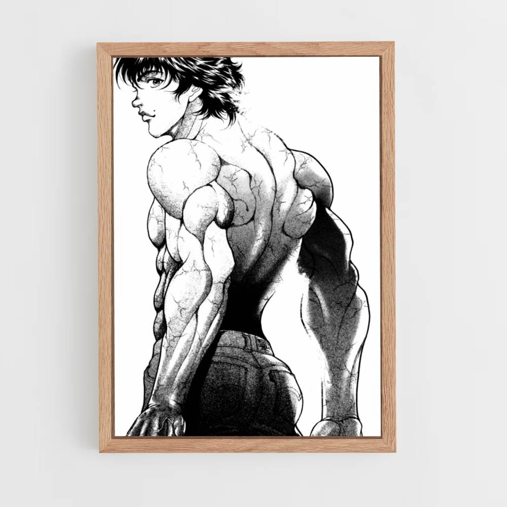 Baki Muscle Poster