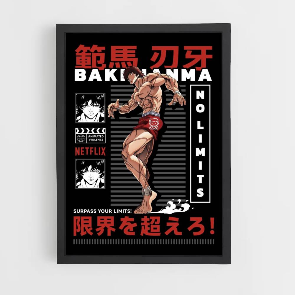 Japanese Baki Poster