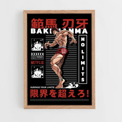 Japanese Baki Poster