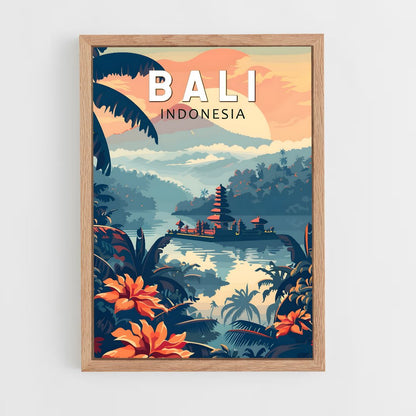 bali-2 cadre Bois clair