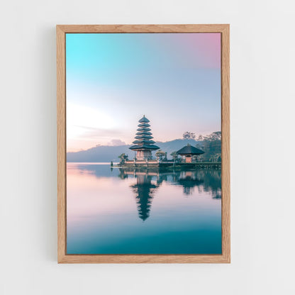 bali-9 cadre Bois clair