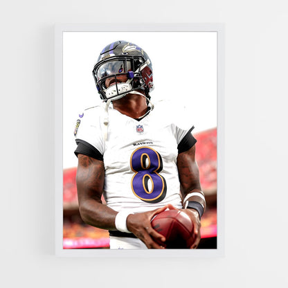 baltimore-ravens-23 cadre Blanc