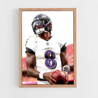 baltimore-ravens-23 cadre Bois clair