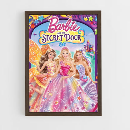 barbie-1 cadre Bois foncé